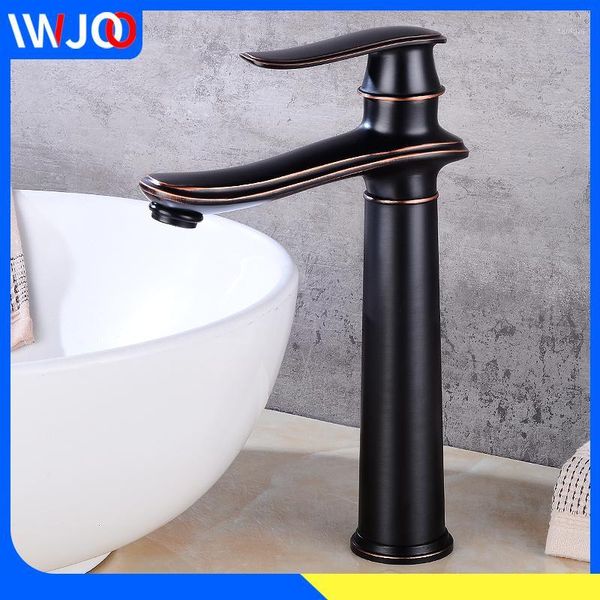 bathroom faucet mixer brass black tall basin faucet cold and water single handle mixer taps deck mounted sink faucets1
bathroom faucet mixer brass black tall basin faucet cold and water single handle mixer taps deck mounted sink faucets1