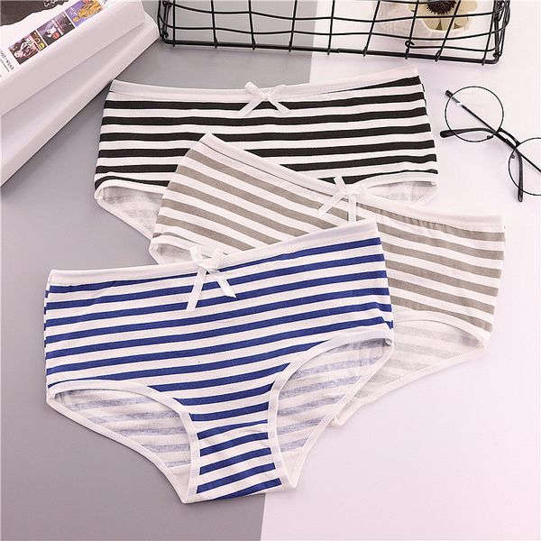 jeseca women's underwear lingerie mid-rise cotton soft women panties striped bowknot girls cute briefs under, Black;pink
jeseca women's underwear lingerie mid-rise cotton soft women panties striped bowknot girls cute briefs under, Black;pink