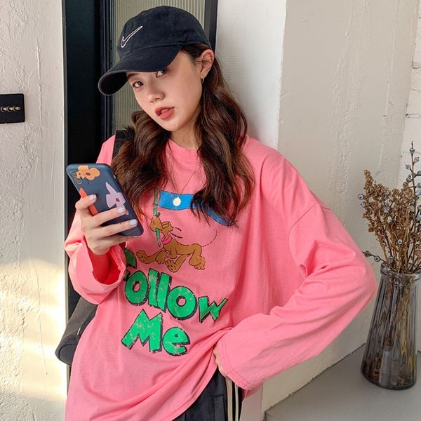 3v9di autumn 2020 korean women'sstyle bf t loose style long lower t-shirt sleeve package lower packaget-shirt women's medium and l, White
3v9di autumn 2020 korean women'sstyle bf t loose style long lower t-shirt sleeve package lower packaget-shirt women's medium and l, White