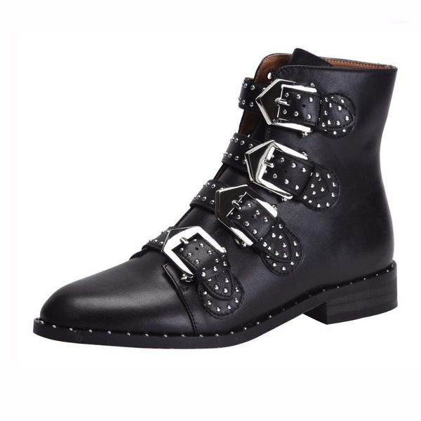 boots timetang genuine leather women's fashion rivet ankle on the street buckle casual motorcycle size34-441, Black
boots timetang genuine leather women's fashion rivet ankle on the street buckle casual motorcycle size34-441, Black