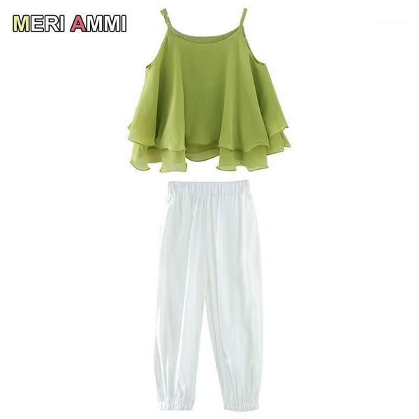 clothing sets meri ammi 2 pcs set children girl summer outfit chiffon layered vest+white pants outwear for 4-13 year baby girl1
clothing sets meri ammi 2 pcs set children girl summer outfit chiffon layered vest+white pants outwear for 4-13 year baby girl1