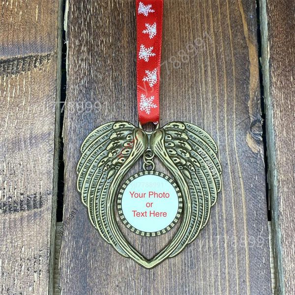 christmas ornament decorations angel wings shape blank add your own image and background new yjl323
christmas ornament decorations angel wings shape blank add your own image and background new yjl323