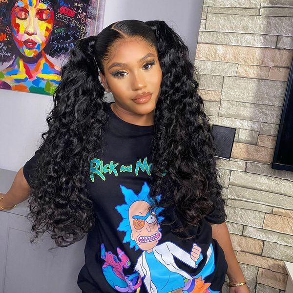 water wave 13x4 transparent full lace front wig human hair wigs deep curly hd frontal wig remy brazilian hair pre plucked, Black;brown
water wave 13x4 transparent full lace front wig human hair wigs deep curly hd frontal wig remy brazilian hair pre plucked, Black;brown
