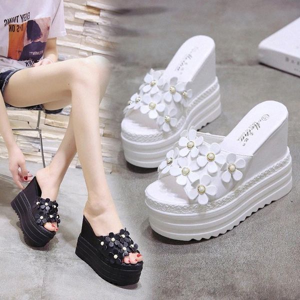 2019 Summer Women Slippers Platform Shoes Women Wedges Outside Slides Flowers Slippers Lazy Shoes Casual Beach Flip Flops #vb0I, Black
2019 Summer Women Slippers Platform Shoes Women Wedges Outside Slides Flowers Slippers Lazy Shoes Casual Beach Flip Flops #vb0I, Black