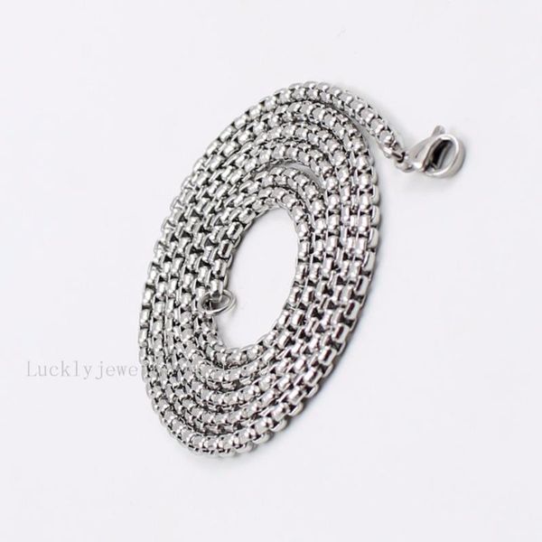 gnayy 5pcs/ lot wholesale jewelry stainless steel 3mm 4mm 5mm box rolo chain necklace 18''-32'' for mens, Silver
gnayy 5pcs/ lot wholesale jewelry stainless steel 3mm 4mm 5mm box rolo chain necklace 18''-32'' for mens, Silver