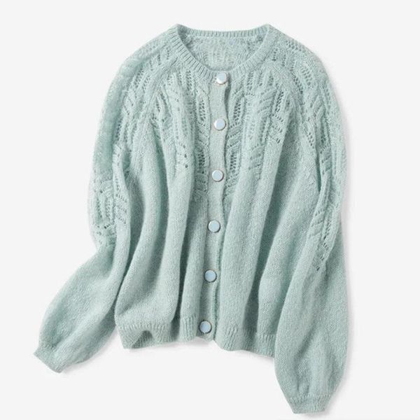 new single breasted women hollow out o neck knitted cardigan lonfg sleeve sweater knitwear jacket outwear top, White
new single breasted women hollow out o neck knitted cardigan lonfg sleeve sweater knitwear jacket outwear top, White