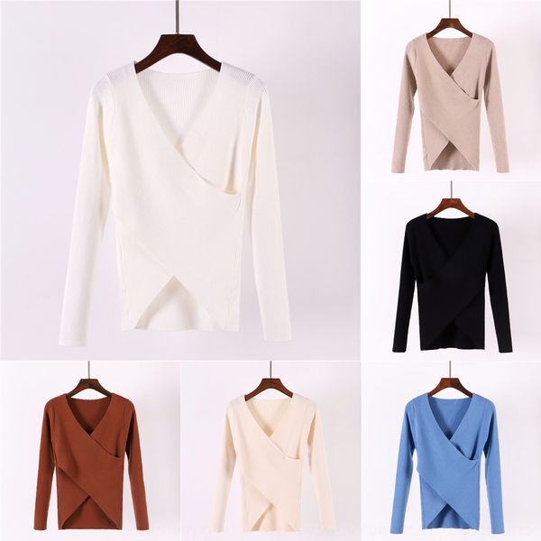 v4f4y new autumn winter pullover pulloverwomen's pullover2019 wear korean slim v-neck pullover cross long sleeve knitted t bottoming ir, White;black
v4f4y new autumn winter pullover pulloverwomen's pullover2019 wear korean slim v-neck pullover cross long sleeve knitted t bottoming ir, White;black