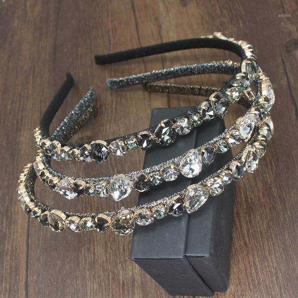 2020 vintage luxury champagne black crystal hairband sparkly rhinestone baroque headband for fashion women hair accessories1, Golden;silver
2020 vintage luxury champagne black crystal hairband sparkly rhinestone baroque headband for fashion women hair accessories1, Golden;silver