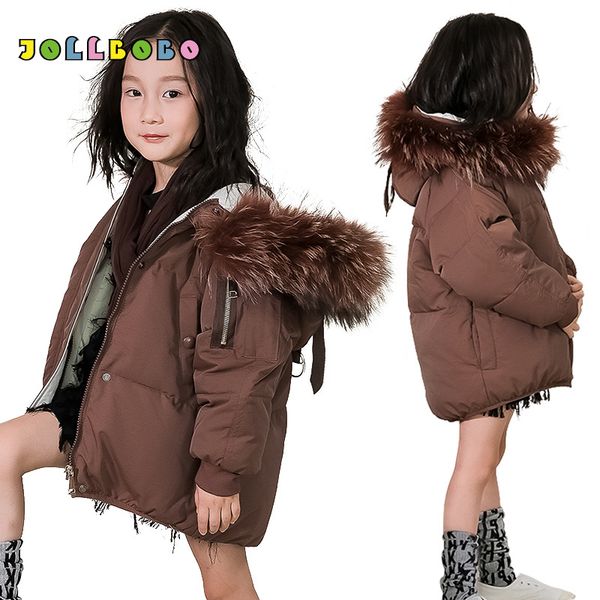 winter warm down jacket for children 90% duck down coat girls boys large raccoon fur collar hooded parka jacket casual outerwear 201102, Blue;gray
winter warm down jacket for children 90% duck down coat girls boys large raccoon fur collar hooded parka jacket casual outerwear 201102, Blue;gray