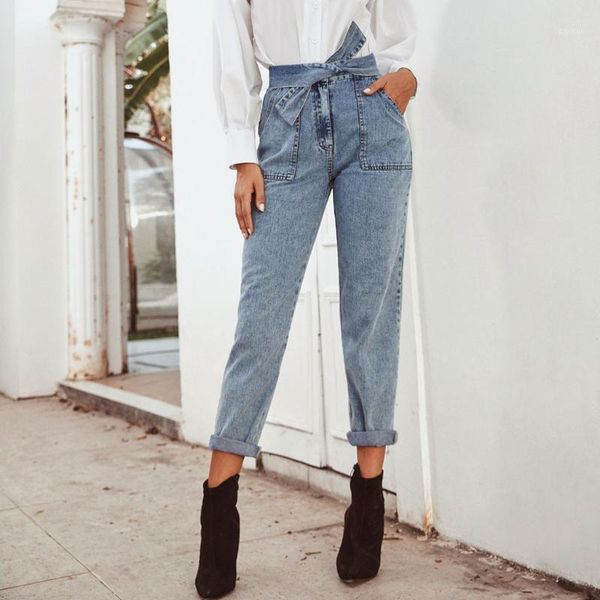 srogem casual women jeans denim mom jeans boyfriend women belt high waist ankle length loose commute denim pants m031, Blue
srogem casual women jeans denim mom jeans boyfriend women belt high waist ankle length loose commute denim pants m031, Blue