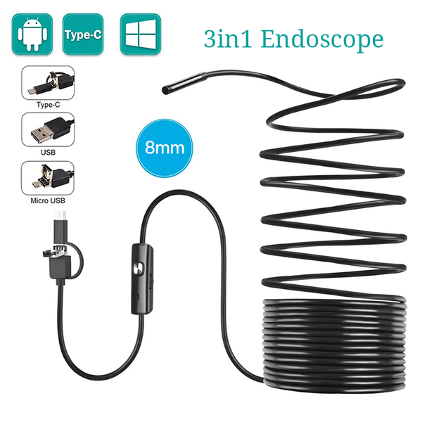 cameras 3 in 1 8mm ultra thin waterproof inspection snake camera hard cable for pc android phone endoscope pipe
cameras 3 in 1 8mm ultra thin waterproof inspection snake camera hard cable for pc android phone endoscope pipe