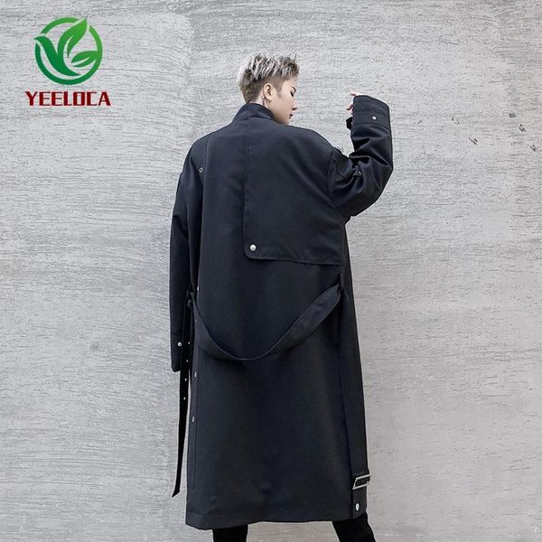 extra-long men's jacket solid color harajuku fashion streetwear trendy design windbreaker outer wear loose coat, Tan;black
extra-long men's jacket solid color harajuku fashion streetwear trendy design windbreaker outer wear loose coat, Tan;black