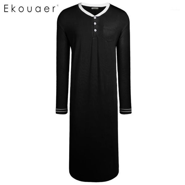 ekouaer men nightwear sleep long sleeve loose long sleep shirts sleepwear male plus size home clothes nightshirts1, Black;brown
ekouaer men nightwear sleep long sleeve loose long sleep shirts sleepwear male plus size home clothes nightshirts1, Black;brown