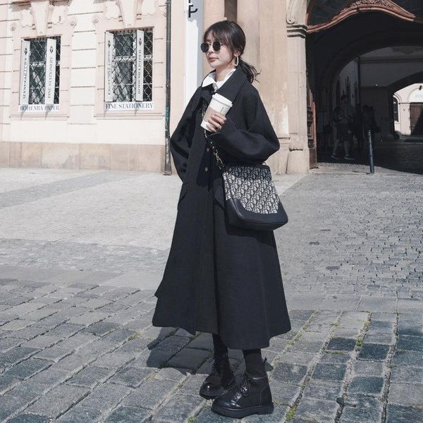 women's wool & blends fall clothes for women elegant 2021 spring/autumn korean fashion warm vintage coat dress woman parkas black long
women's wool & blends fall clothes for women elegant 2021 spring/autumn korean fashion warm vintage coat dress woman parkas black long
