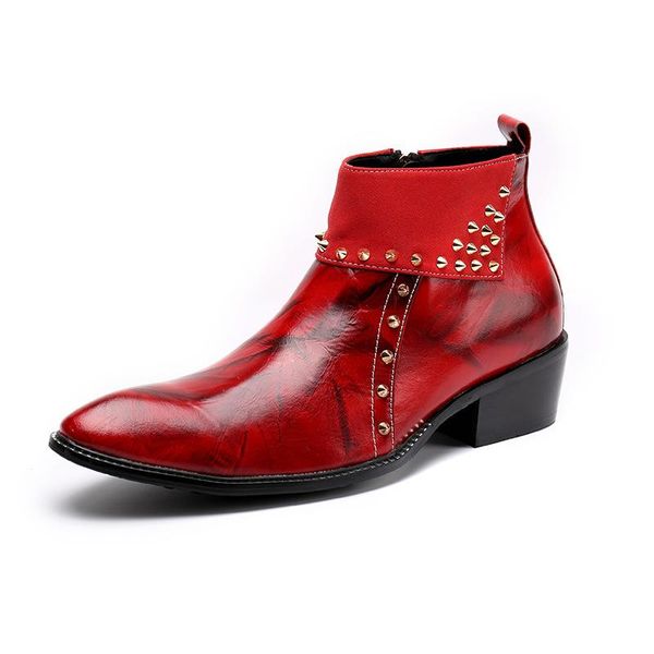 martin boots short boots waterproof chaussures men's cow leather summer pointed toe ankle genuine leather work & safety, Black
martin boots short boots waterproof chaussures men's cow leather summer pointed toe ankle genuine leather work & safety, Black