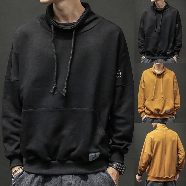 harajuku hoodies for men in autumn and winter korean style classic pure-colour streetwear hip-hop sweatshirt sanitary clothes, Black
harajuku hoodies for men in autumn and winter korean style classic pure-colour streetwear hip-hop sweatshirt sanitary clothes, Black
