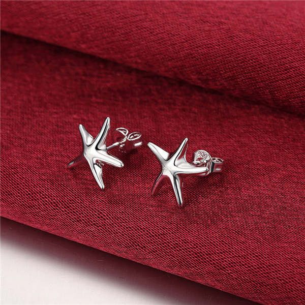 women's starfish sterling silver plated earrings size 1.3cm*1.1cm dmse033,fashion 925 silver plate earring jewelry stud, Golden;silver
women's starfish sterling silver plated earrings size 1.3cm*1.1cm dmse033,fashion 925 silver plate earring jewelry stud, Golden;silver
