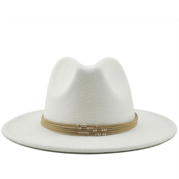 wool jazz fedora hats casual men women leather suede belt felt hat white pink yellow panama trilby formal party cap 58-61cm, Blue;gray
wool jazz fedora hats casual men women leather suede belt felt hat white pink yellow panama trilby formal party cap 58-61cm, Blue;gray
