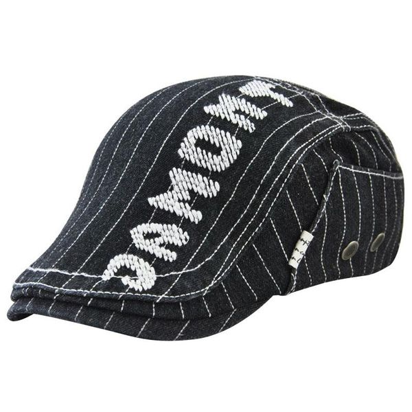 berets jamont fashion letter flat cap for men adjustable women's hat summer mens beret vintage casual cotton visor caps, Blue;gray
berets jamont fashion letter flat cap for men adjustable women's hat summer mens beret vintage casual cotton visor caps, Blue;gray