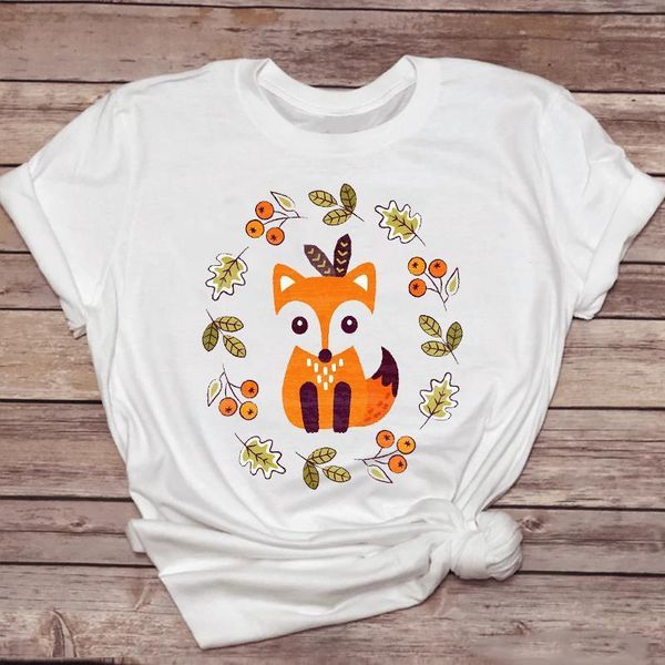 women t-shirts fox cute fashion cartoon printing kawaii 90s womens graphic t ladies print lady shirt female tee t-shirt, White
women t-shirts fox cute fashion cartoon printing kawaii 90s womens graphic t ladies print lady shirt female tee t-shirt, White
