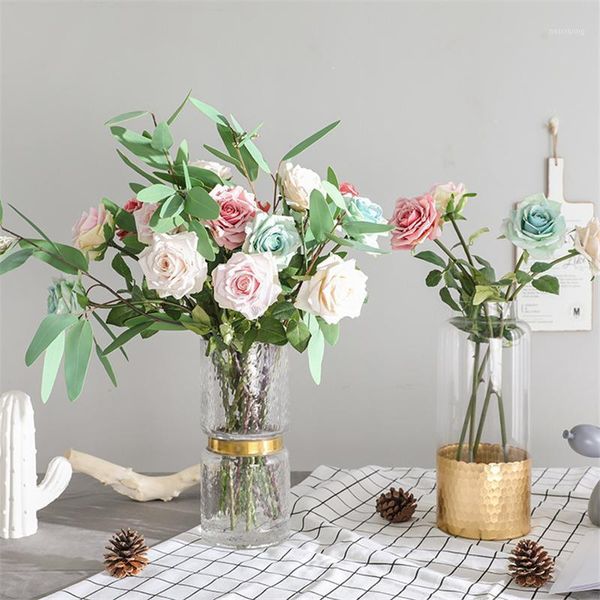 decorative flowers & wreaths 2021 rose single branch european roses silk artificial for el window wedding decoration fleur artificielle1
decorative flowers & wreaths 2021 rose single branch european roses silk artificial for el window wedding decoration fleur artificielle1