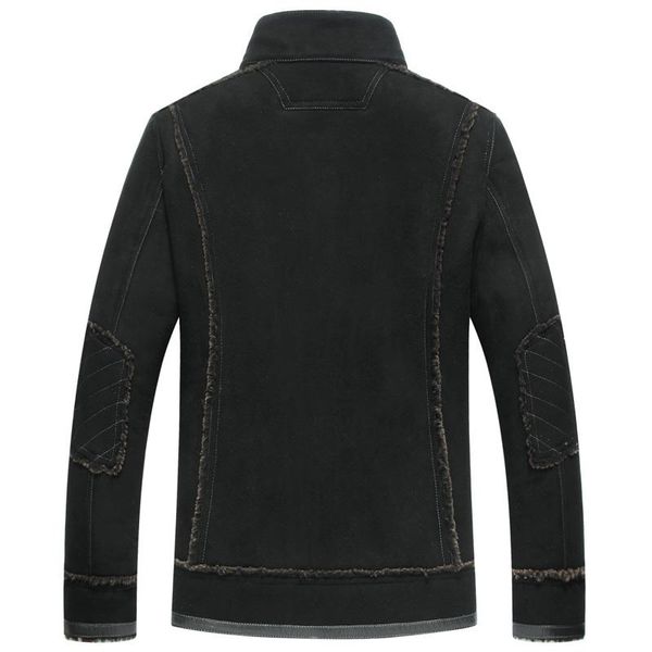 men's leather & faux genuine winter jacket original real wool fur coats sheepskin coat for men bomber jackets plus size 5xl my1770, Black
men's leather & faux genuine winter jacket original real wool fur coats sheepskin coat for men bomber jackets plus size 5xl my1770, Black