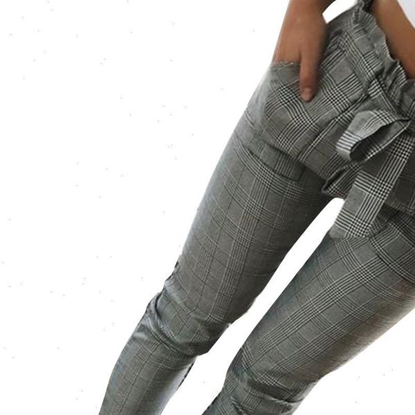 women fashion plaid pleated high waist skinny pencil pants trousers with sash pantalones mujer spodnie damskie, Black;white
women fashion plaid pleated high waist skinny pencil pants trousers with sash pantalones mujer spodnie damskie, Black;white