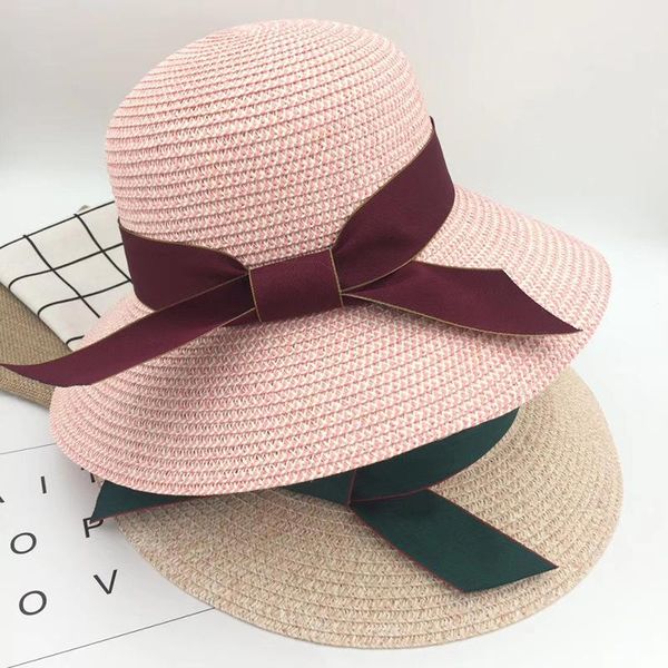 wide brim hats ladies summer ribbon straw hat travel vacation sunshade beach cap sunscreen bow flower sun, Blue;gray
wide brim hats ladies summer ribbon straw hat travel vacation sunshade beach cap sunscreen bow flower sun, Blue;gray