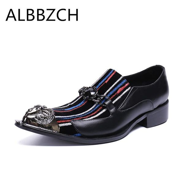 new men luxury metal pointed toe genuine leather casual shoes men loafers business leisure party shoes career work show 46, Black
new men luxury metal pointed toe genuine leather casual shoes men loafers business leisure party shoes career work show 46, Black