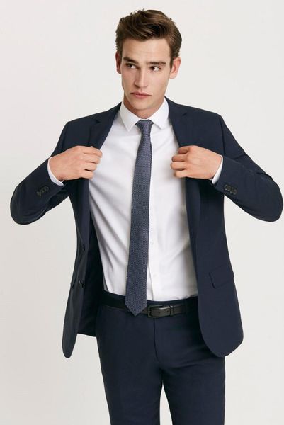 navy blue men's wedding suits slim fit business formal prom men tuxedo 2 piece business prom custom made bespoke suits a0601, White;black
navy blue men's wedding suits slim fit business formal prom men tuxedo 2 piece business prom custom made bespoke suits a0601, White;black