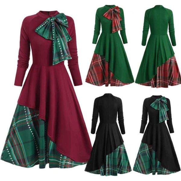 casual dresses women party slim plaid contrast bowknot long sleeves overlay dress a line high waist autumn winter plus size#wby, Black;gray
casual dresses women party slim plaid contrast bowknot long sleeves overlay dress a line high waist autumn winter plus size#wby, Black;gray