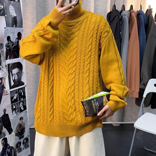 winter thick turtleneck sweater men's warm fashion casual retro knitted pullover men loose korean knitting sweaters mens clothes1, White;black
winter thick turtleneck sweater men's warm fashion casual retro knitted pullover men loose korean knitting sweaters mens clothes1, White;black