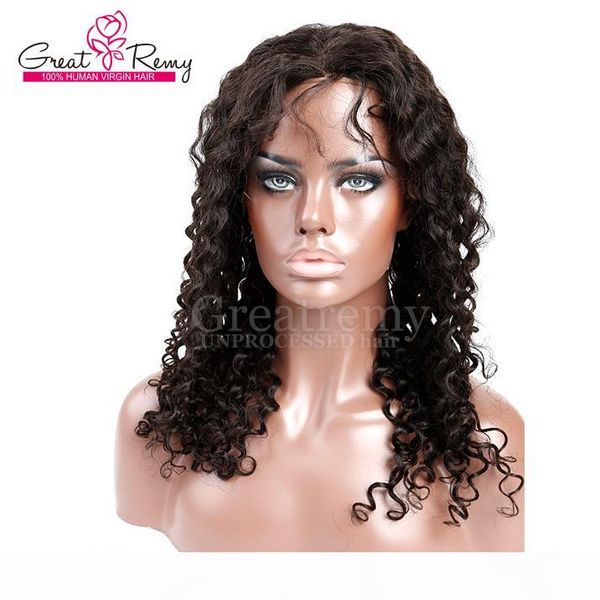 greatremy pre-plucked lace front wig curly wave human hair peruvian curl virgin hair front full lace wig 130% density part, Black;brown
greatremy pre-plucked lace front wig curly wave human hair peruvian curl virgin hair front full lace wig 130% density part, Black;brown