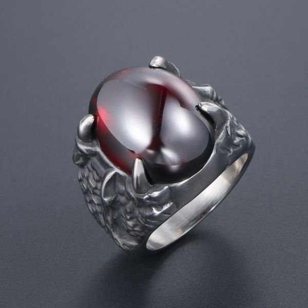 cluster rings cool punk rock dragon claw ring men vintage solid 316l stainless steel couple with red/black stone fashion finger jewelry, Golden;silver
cluster rings cool punk rock dragon claw ring men vintage solid 316l stainless steel couple with red/black stone fashion finger jewelry, Golden;silver