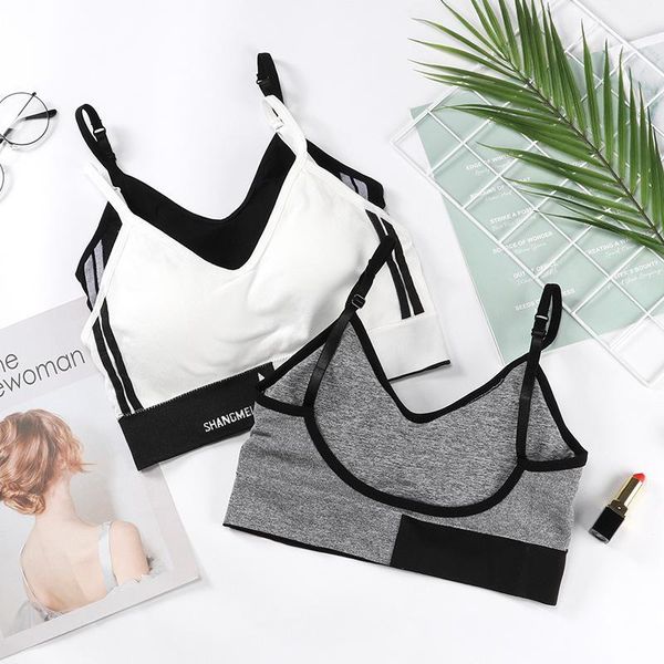 gym clothing yoga sports bras for women vest adjustable shoulder straps u type backless push up tube bra wrapped underwear bh1, White;black
gym clothing yoga sports bras for women vest adjustable shoulder straps u type backless push up tube bra wrapped underwear bh1, White;black
