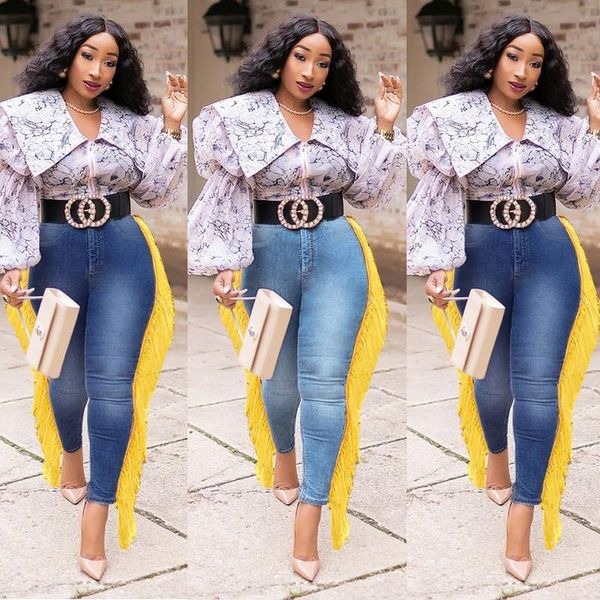 women's jeans design fashion womens clothing tassel tight pencil long pants ladies trousers women denim pant, Blue
women's jeans design fashion womens clothing tassel tight pencil long pants ladies trousers women denim pant, Blue