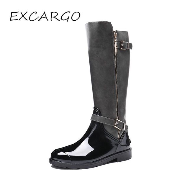excargo 41 woman rain boots high velvet warm snow boots shoes 2020 female winter rubber leather waterproof rain belt, Black
excargo 41 woman rain boots high velvet warm snow boots shoes 2020 female winter rubber leather waterproof rain belt, Black