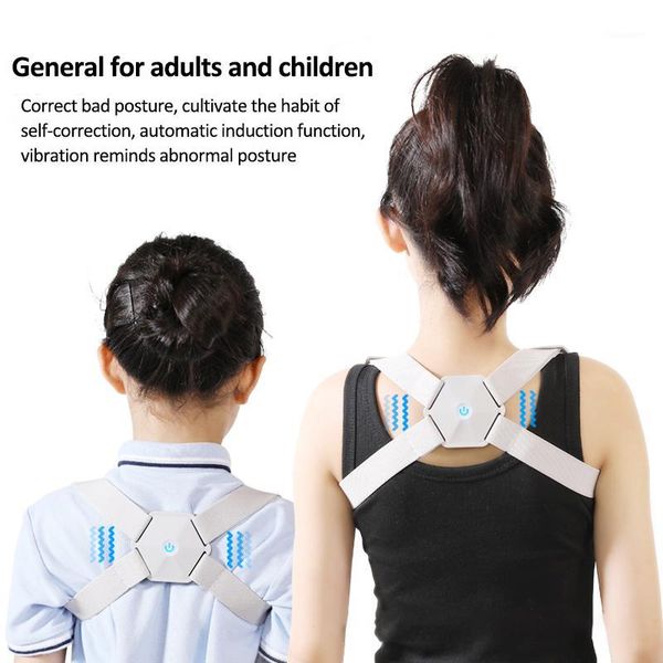 back support smart posture corrector intelligent belt reminder correct wear for kids adults1, Black;blue
back support smart posture corrector intelligent belt reminder correct wear for kids adults1, Black;blue