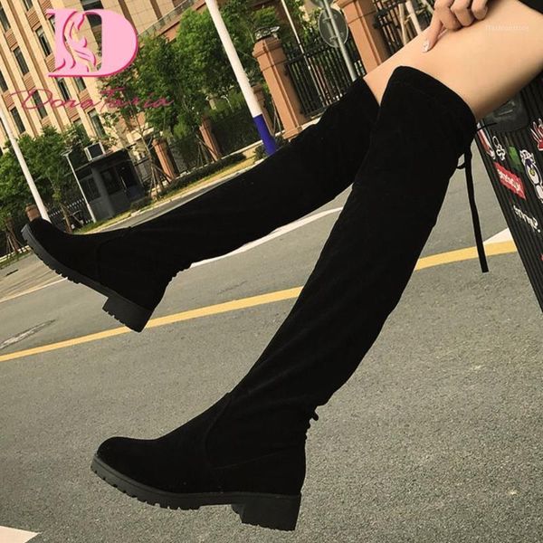 boots doratasia 2021 leisure brand chunky heels autumn winter knee high shoes women elastic female1, Black
boots doratasia 2021 leisure brand chunky heels autumn winter knee high shoes women elastic female1, Black