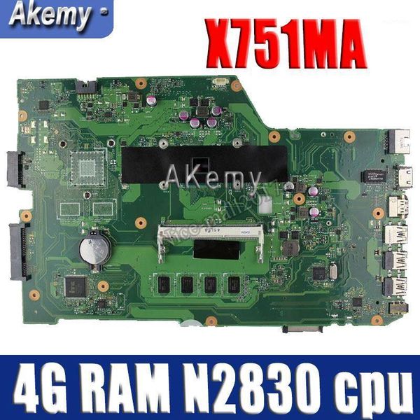 amazoon x751ma lapmotherboard for asus x751ma x751mj x751m k751m x751 test original mainboard 4g ram n2830 cpu1
amazoon x751ma lapmotherboard for asus x751ma x751mj x751m k751m x751 test original mainboard 4g ram n2830 cpu1