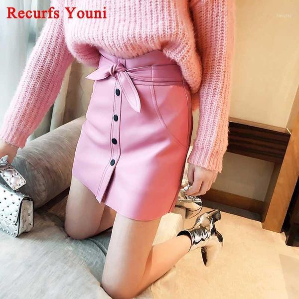 rys9317 winter women ears bow knot a-line genuien leather skirt mujer high waist short mini jupe pink saias1, Black
rys9317 winter women ears bow knot a-line genuien leather skirt mujer high waist short mini jupe pink saias1, Black