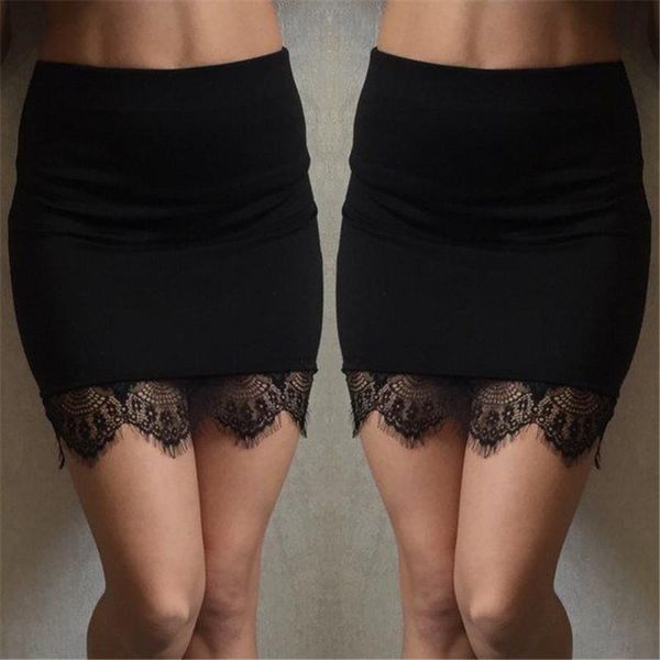 fashion women high waist lace bud skirts empire lace hem elastic bodycon skinny ladies slim fit short mini skirt jupe mujer, Black
fashion women high waist lace bud skirts empire lace hem elastic bodycon skinny ladies slim fit short mini skirt jupe mujer, Black