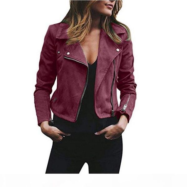 new fashion autumn women ladies leather jacket flight coat zip up biker motorcycle thin clothes, Black;brown
new fashion autumn women ladies leather jacket flight coat zip up biker motorcycle thin clothes, Black;brown