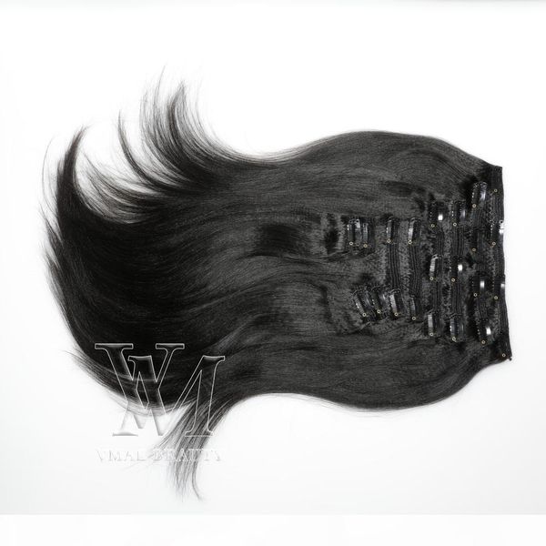 vmae brazilian hair 12 to 26 inch yaki clip ins human hair extensions unprocessed 140g natural color, Black;brown
vmae brazilian hair 12 to 26 inch yaki clip ins human hair extensions unprocessed 140g natural color, Black;brown