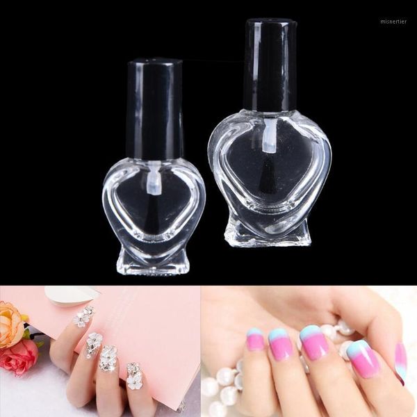 storage bottles & jars 1pc 5ml/10ml clear empty nail polish heart shape bottle small brush art container glass oil transparent1
storage bottles & jars 1pc 5ml/10ml clear empty nail polish heart shape bottle small brush art container glass oil transparent1