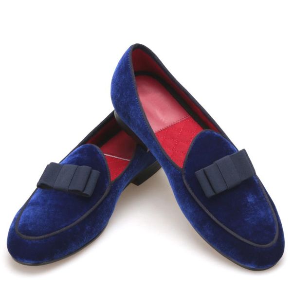 dress shoes royal blue velvet handmade men with navy bowtie fashion prom and wedding loafers plus size male's flat, Black
dress shoes royal blue velvet handmade men with navy bowtie fashion prom and wedding loafers plus size male's flat, Black