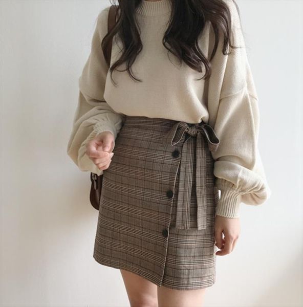2020 new fashion summer women skirt black plaid high waist a line ol office lady casual mini skirts
2020 new fashion summer women skirt black plaid high waist a line ol office lady casual mini skirts