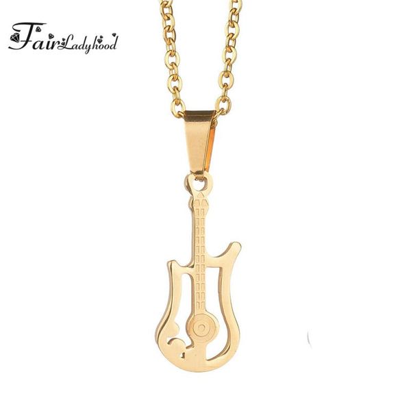 pendant necklaces fairladyhood fashion stainless steel hollow guitar necklace for women punk style music gift costume jewelry, Silver
pendant necklaces fairladyhood fashion stainless steel hollow guitar necklace for women punk style music gift costume jewelry, Silver