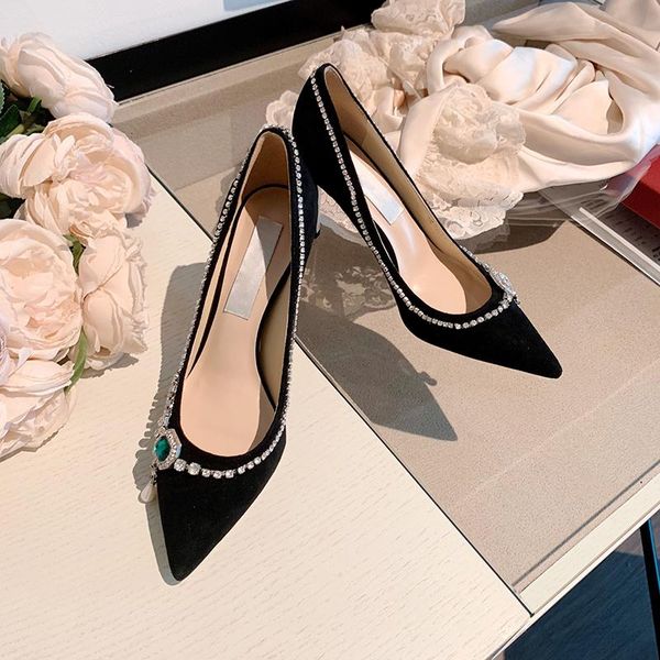 dress shoes 2021 women pumps high heels 9cm pointed toe black flock crystal elegant ladies woman stilettos party tacones mujer
dress shoes 2021 women pumps high heels 9cm pointed toe black flock crystal elegant ladies woman stilettos party tacones mujer