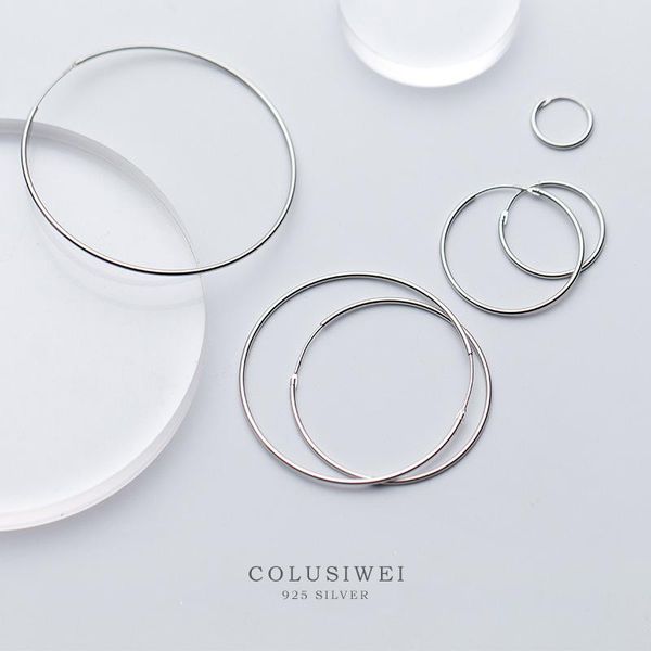 colusiwei classic collection real 925 sterling silver 7 size big circle hoop earrings for women fashion earrings jewelry gift, Golden;silver
colusiwei classic collection real 925 sterling silver 7 size big circle hoop earrings for women fashion earrings jewelry gift, Golden;silver
